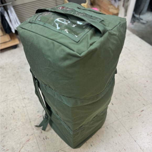 Improved Duffel Bag, OD Green, USGI Issue Duffle Back Pack | 846501604654 | EUC - Picture 8 of 8